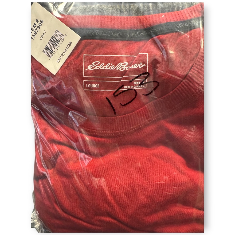NWT Eddie Bauer Men’s 3-Piece Soft Sleep Set Tee, Joggers & Shorts Lounge Set M - Picture 2 of 2